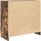 vidaXL - Dressoir - 80x35x76 - cm - spaanplaat - gerookt - eikenkleurig