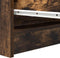 vidaXL - Dressoir - 80x35x76 - cm - spaanplaat - gerookt - eikenkleurig