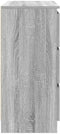 vidaXL - Dressoir - 80x35x76 - cm - spaanplaat - grijs - sonoma