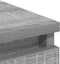 vidaXL - Dressoir - 80x35x76 - cm - spaanplaat - grijs - sonoma