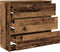 vidaXL - Dressoir - 80x35x76 - cm - spaanplaat - oud - hout