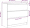 vidaXL - Dressoir - 80x35x76 - cm - spaanplaat - sonoma - eikenkleurig