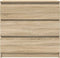 vidaXL - Dressoir - 80x35x76 - cm - spaanplaat - sonoma - eikenkleurig