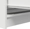 vidaXL - Dressoir - 80x35x76 - cm - spaanplaat - wit