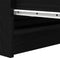 vidaXL - Dressoir - 80x35x76 - cm - spaanplaat - zwart - eikenkleurig