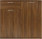 vidaXL - Dressoir - 80x36x75 - cm - bewerkt - hout - bruin - eikenkleur
