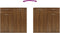 vidaXL - Dressoir - 80x36x75 - cm - bewerkt - hout - bruin - eikenkleur