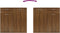 vidaXL - Dressoir - 80x36x75 - cm - bewerkt - hout - bruin - eikenkleur