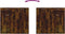 vidaXL - Dressoir - 80x36x75 - cm - bewerkt - hout - gerookt - eikenkleurig