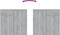 vidaXL - Dressoir - 80x36x75 - cm - bewerkt - hout - grijs - sonoma - eikenkleurig