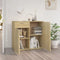 vidaXL - Dressoir - 80x36x75 - cm - bewerkt - hout - sonoma - eikenkleurig