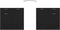 vidaXL - Dressoir - 80x36x75 - cm - bewerkt - hout - zwart