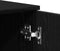 vidaXL - Dressoir - 80x36x75 - cm - bewerkt - hout - zwart - eikenkleurig
