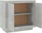 vidaXL - Dressoir - 80x40x75 - cm - bewerkt - hout - betongrijs