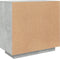 vidaXL - Dressoir - 80x40x75 - cm - bewerkt - hout - betongrijs