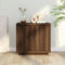vidaXL - Dressoir - 80x40x75 - cm - bewerkt - hout - bruin - eikenkleur