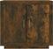 vidaXL - Dressoir - 80x40x75 - cm - bewerkt - hout - gerookt - eikenkleurig