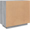 vidaXL - Dressoir - 80x40x75 - cm - bewerkt - hout - grijs - sonoma - eikenkleurig