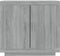 vidaXL - Dressoir - 80x40x75 - cm - bewerkt - hout - grijs - sonoma - eikenkleurig