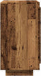 vidaXL - Dressoir - 80x40x75 - cm - bewerkt - hout - oud - houtkleurig