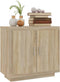 vidaXL - Dressoir - 80x40x75 - cm - bewerkt - hout - sonoma - eikenkleurig