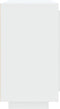 vidaXL - Dressoir - 80x40x75 - cm - bewerkt - hout - wit