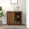 vidaXL - Dressoir - 80x40x75 - cm - bruin - eikenkleur