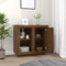 vidaXL - Dressoir - 80x40x75 - cm - bruin - eikenkleur