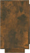 vidaXL - Dressoir - 80x40x75 - cm - gerookt - eikenkleurig