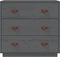 vidaXL - Dressoir - 80x40x75 - cm - massief - grenenhout - grijs
