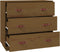 vidaXL - Dressoir - 80x40x75 - cm - massief - grenenhout - honingbruin
