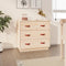 vidaXL - Dressoir - 80x40x75 - cm - massief - grenenhout - honingbruin