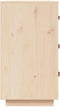 vidaXL - Dressoir - 80x40x75 - cm - massief - grenenhout - honingbruin