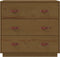 vidaXL - Dressoir - 80x40x75 - cm - massief - grenenhout - honingbruin