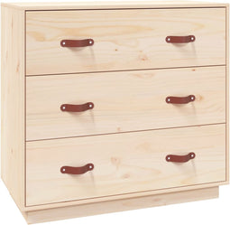 vidaXL - Dressoir - 80x40x75 - cm - massief - grenenhout