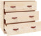 vidaXL - Dressoir - 80x40x75 - cm - massief - grenenhout