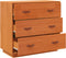 vidaXL - Dressoir - 80x40x75 - cm - massief - grenenhout - wasbruin