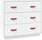 vidaXL - Dressoir - 80x40x75 - cm - massief - grenenhout - wit