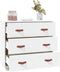 vidaXL - Dressoir - 80x40x75 - cm - massief - grenenhout - wit