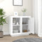vidaXL - Dressoir - 80x40x75 - cm - wit