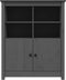 vidaXL - Dressoir - 83x41,5x100 - cm - massief - grenenhout - grijs