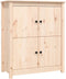 vidaXL - Dressoir - 83x41,5x100 - cm - massief - grenenhout