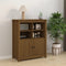 vidaXL - Dressoir - 83x41,5x100 - cm - massief - grenenhout - honingbruin