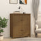 vidaXL - Dressoir - 83x41,5x100 - cm - massief - grenenhout - honingbruin