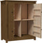 vidaXL - Dressoir - 83x41,5x100 - cm - massief - grenenhout - honingbruin