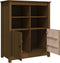 vidaXL - Dressoir - 83x41,5x100 - cm - massief - grenenhout - honingbruin