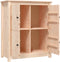 vidaXL - Dressoir - 83x41,5x100 - cm - massief - grenenhout