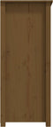 vidaXL - Dressoir - 83x41,5x100 - cm - massief - grenenhout - honingbruin