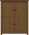 vidaXL - Dressoir - 83x41,5x100 - cm - massief - grenenhout - honingbruin