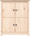 vidaXL - Dressoir - 83x41,5x100 - cm - massief - grenenhout